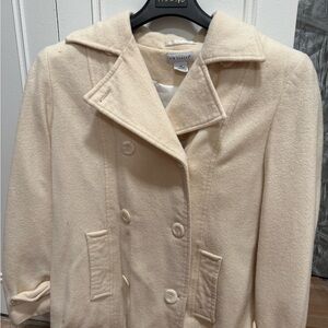 Women's Cream Peacoat
